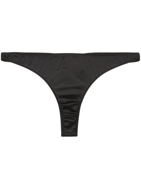 Fleur Du Mal Luxe thong Black PY02410100