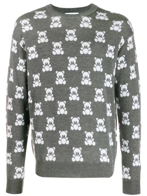 Moschino Teddy Bear intarsia jumper Grey V09115200