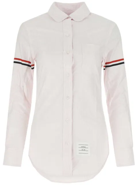 Thom Browne university stripe Armband oxford shirt Pink FLL019E00098