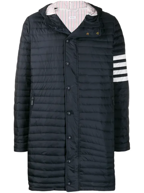 Thom Browne 4-Bar padded coat Blue MOD013X05411