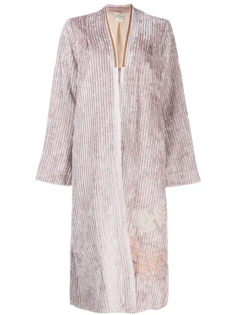 Forte Forte draped cardi-coat Pink 6503MYCOAT