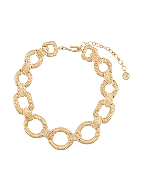 Givenchy Pre-Owned 1980s logo link necklace Gold GIV074
