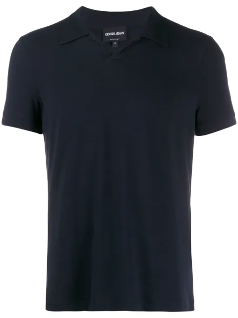 Giorgio Armani shortsleeved polo shirt Blue 3GSF51SJP4Z