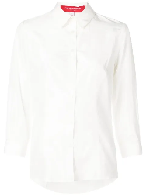 Carolina Herrera three-quarter sleeve shirt White 2097TAF