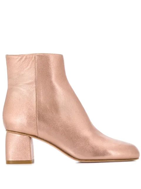 RED(V) side zip ankle boots Pink QS0C53BCG