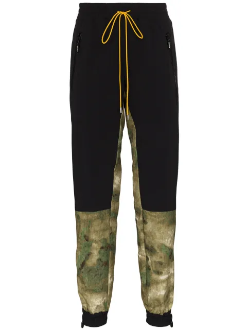 RHUDE flight camo sweatpants Black RHU06PS20053