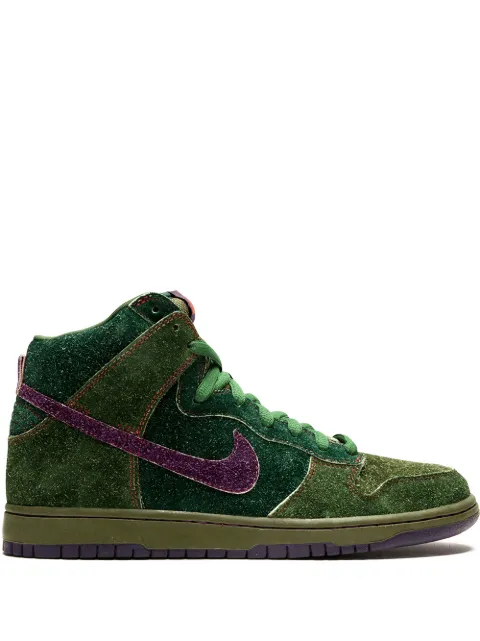 Nike SB Dunk High Premium "Skunks" sneakers Green 313171