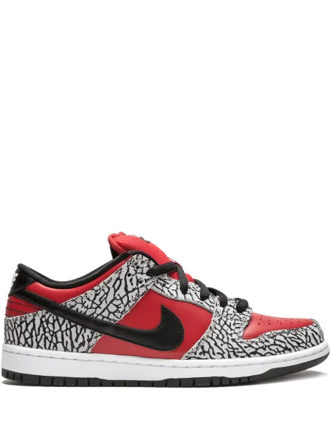 Nike x Supreme SB Dunk Low Premium "Red Cement" sneakers Red 313170