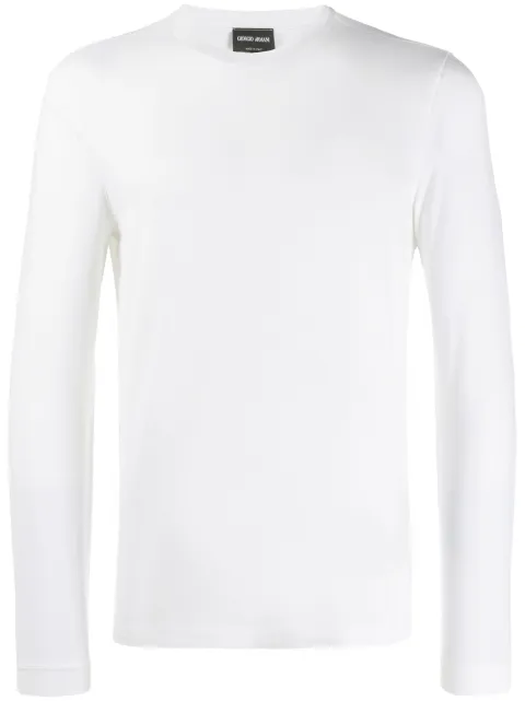 Giorgio Armani longsleeved T-shirt White 3GST51SJP4Z