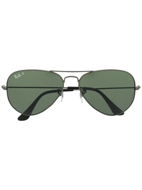 Ray-Ban aviator shaped sunglasses Black RB3025