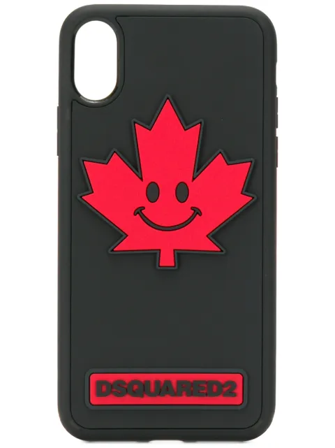DSQUARED2 Canadiana iPhone X case Black ITM006235802197