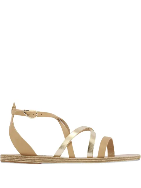 Ancient Greek Sandals crossover leather sandals Neutrals DELIAVACHETTANATURALPLATINUM