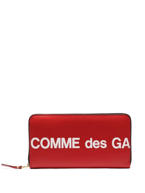 Comme Des Garçons Wallet logo-print continental wallet Red SA0110HL