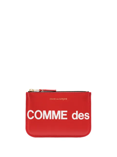 Comme Des Garçons Play small logo-print pouch Red SA8100HL0