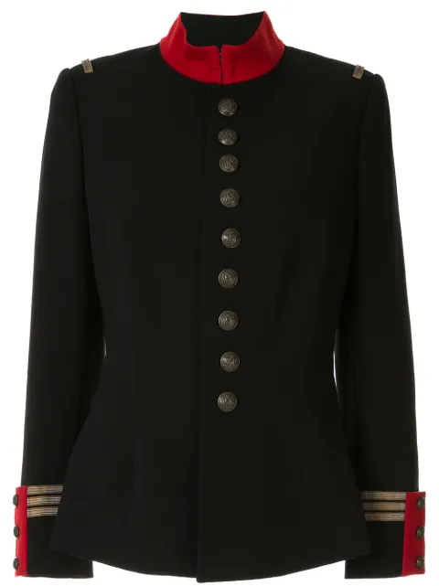 Ralph Lauren Collection fitted military jacket Black 290655752001