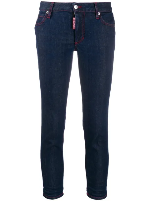 DSQUARED2 skinny cropped jeans Blue S75LB0258S30595