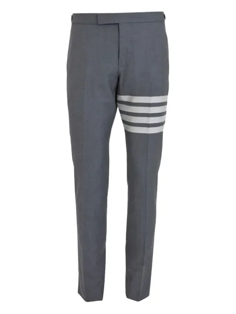 Thom Browne 4-Bar low-rise trousers Grey MTC159A06146