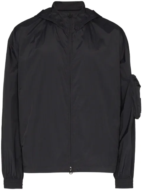 Y-3 hooded shell track jacket Black FJ0377