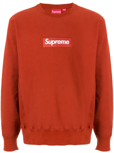 Supreme Box Logo cres-neck sweatshirt Red SU6437