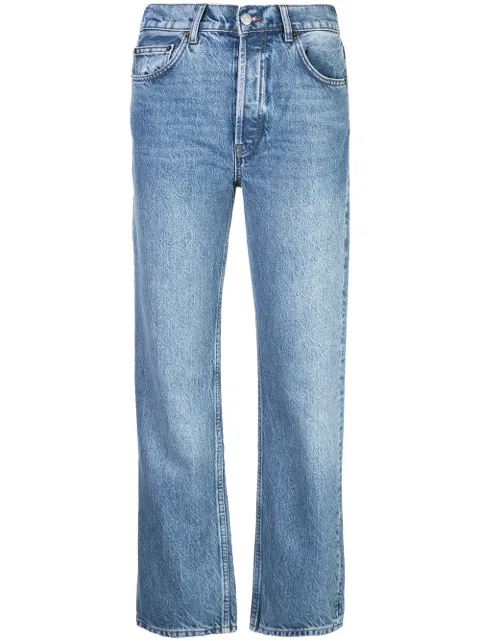 Reformation Cynthia high-rise straight jeans Blue 1302791