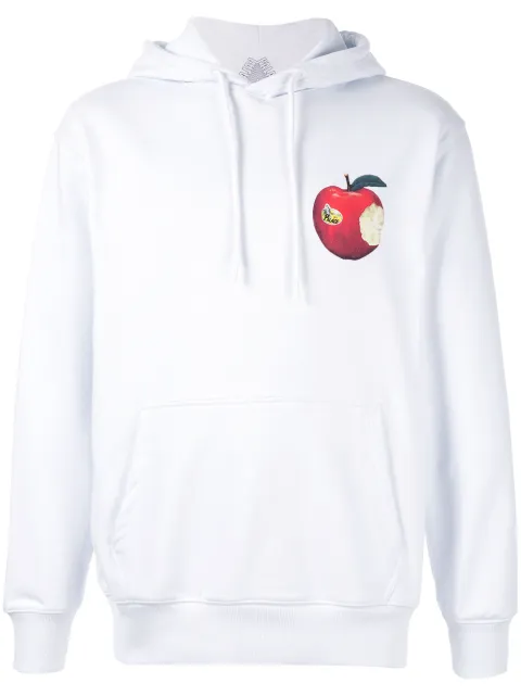 Palace Big Apple drawstring hoodie White P12HD035