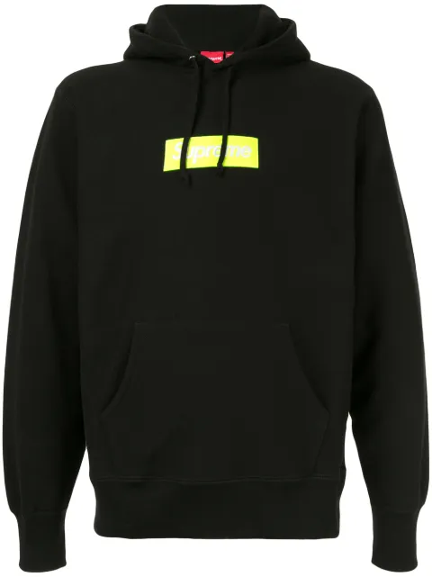 Supreme box logo hooded sweatshirt Black SU3117