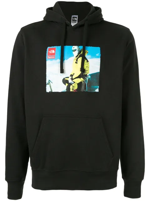 Supreme x The North Face photo-print hooded sweatshirt Black SU6167