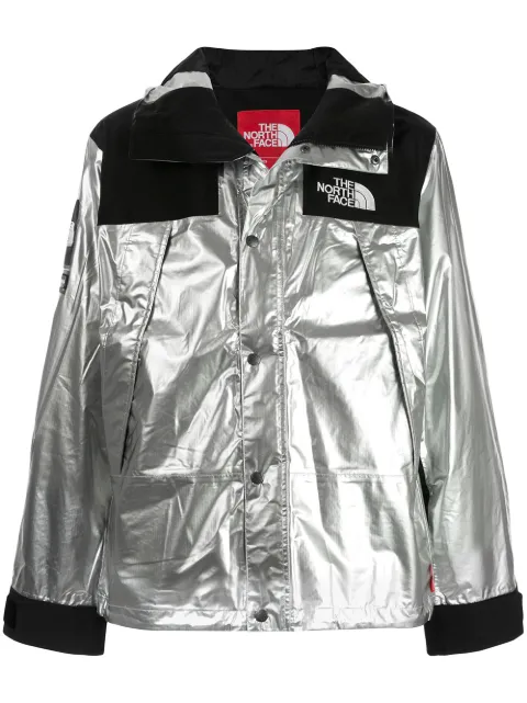 Supreme x The North Face Metallic Mountain parka Silver SU4105