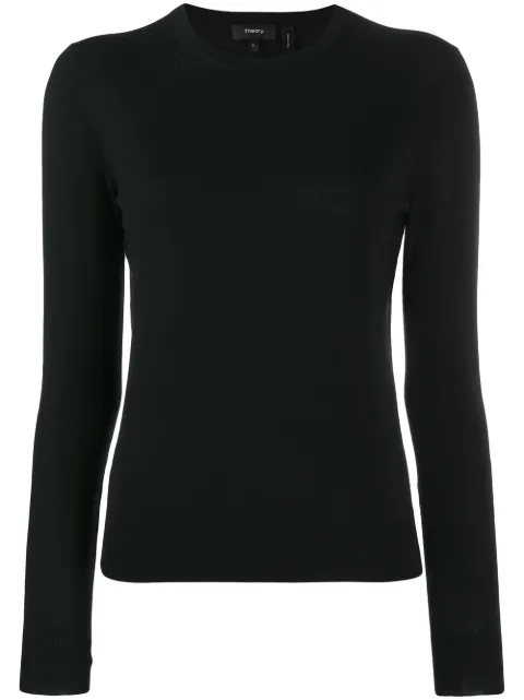Theory crew neck pullover Black I1211702