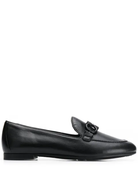 Ferragamo loafers with buckle detail Black 715302