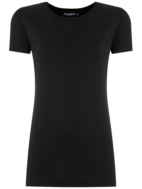 Dolce & Gabbana short-sleeve cotton T-shirt Black F8H32TG7TLC