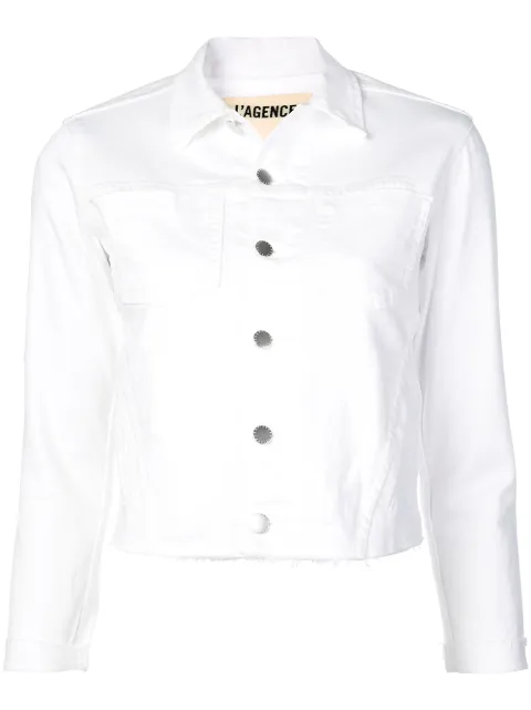 L'Agence classic denim jacket White 1431KBOB