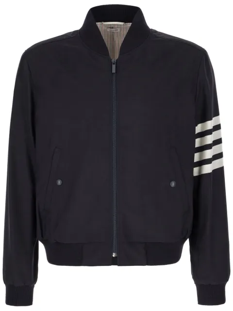 Thom Browne 4-Bar bomber jacket Blue MJO030A06146