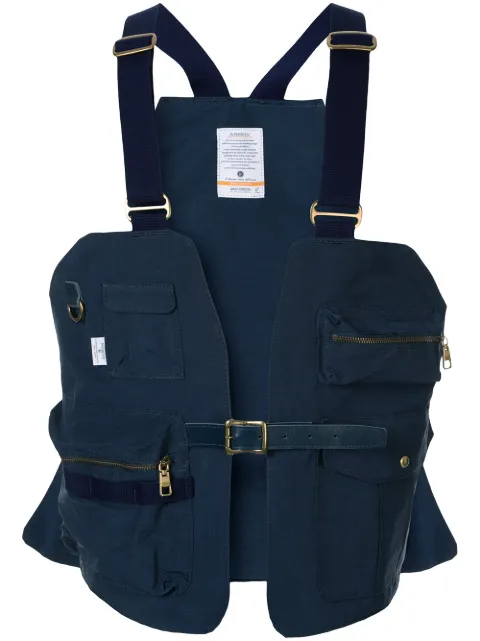 As2ov Shrink camp vest Blue 01190075
