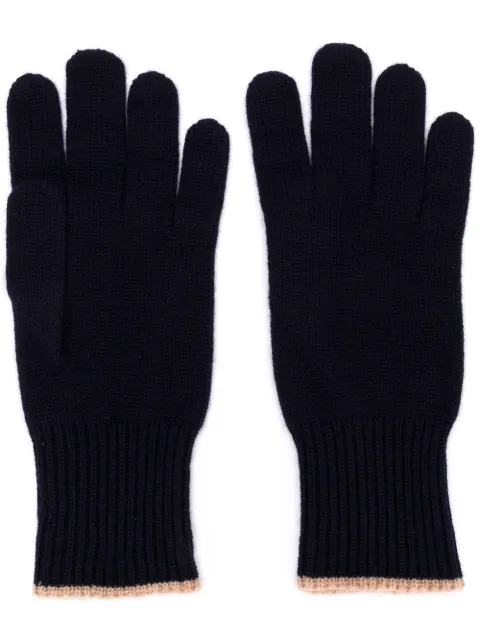 Brunello Cucinelli cashmere gloves Blue M2293118CU715