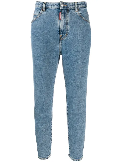 DSQUARED2 cropped skinny jeans Blue S75LB0186S30667