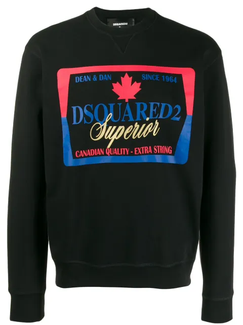 DSQUARED2 graphic logo sweatshirt Black S74GU0348S25305