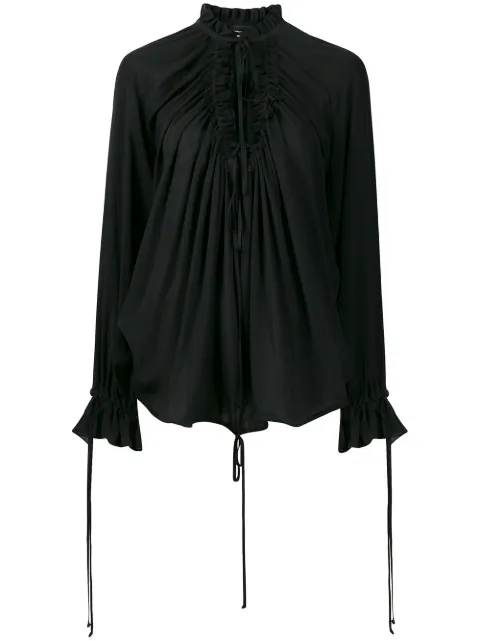 DSQUARED2 ruffle blouse Black S75NC0839S40249