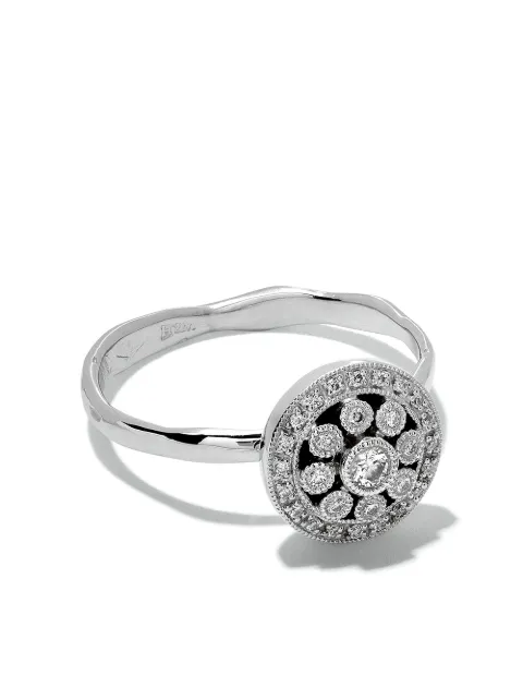 Wouters & Hendrix Gold 18kt white gold Diamond Rosetta ring Silver R1D11WWG
