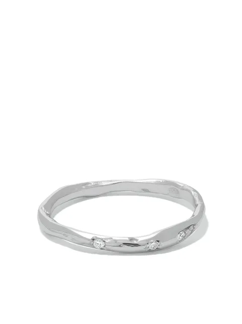 Wouters & Hendrix Gold 18kt white gold Diamond band Silver R1D15WWG