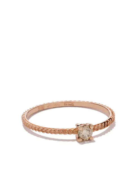 Wouters & Hendrix Gold 18kt gold diamond Uzerai Exclusive ring Pink R1D46CPG