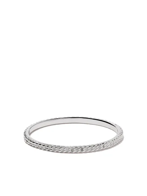 Wouters & Hendrix Gold 18kt gold Gourmet Chain ring Silver R138WG