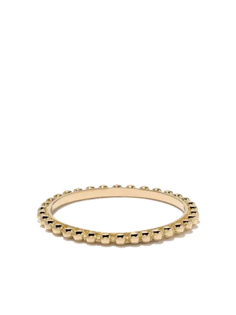 Wouters & Hendrix Gold 18kt yellow gold Ball Chain ring Gold R134YG