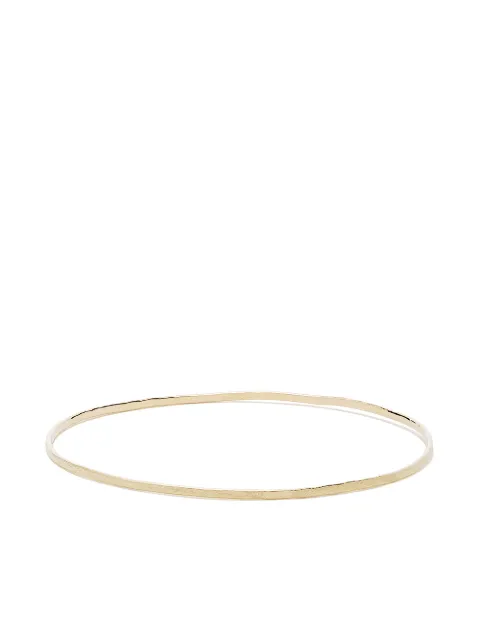 Wouters & Hendrix Gold 18kt gold hammered bangle Gold A19YG