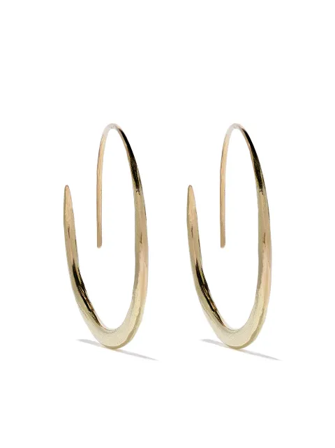 Wouters & Hendrix Gold 18kt gold hammered hoop earrings Gold O1A2YG