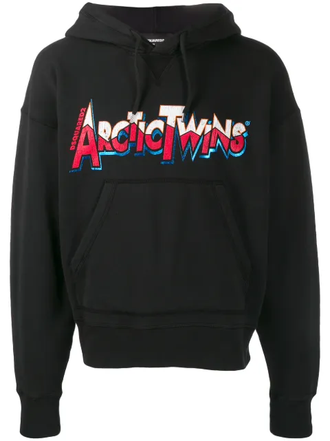 DSQUARED2 Artick Twins hoodie Black S74GU0335S25030