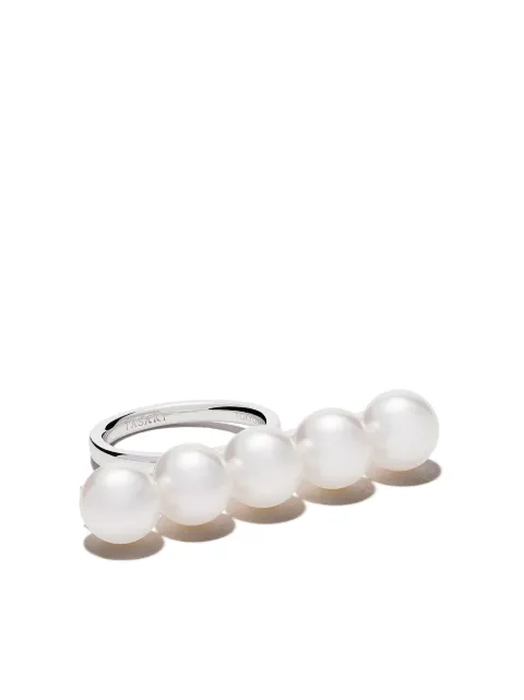 TASAKI 18kt white gold Balance signature ring Silver R4398W