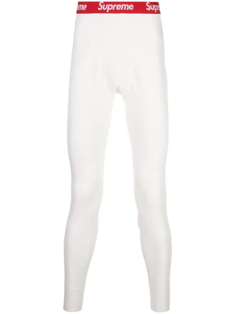 Supreme Hanes thermal pants White SU5830