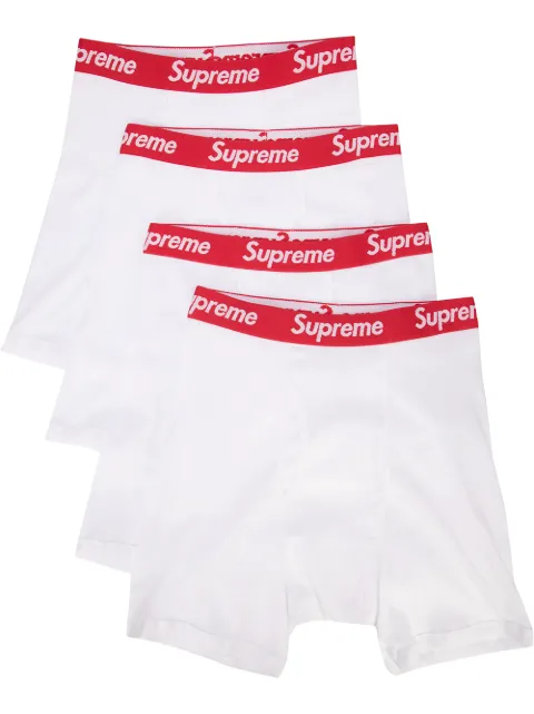 Supreme x Hanes tagless boxer briefs (pack of 4) White SU0642