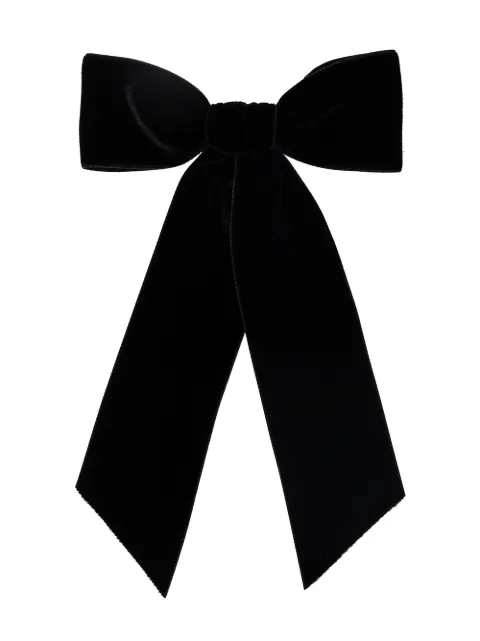 Jennifer Behr wide bow hair clip Black 48GD2